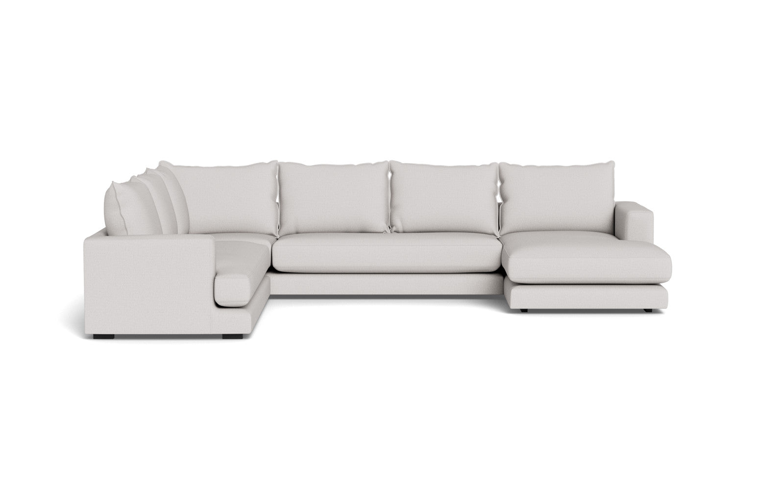 Cozy hjørnesofa med chaiselong - Moly stof - 80 Grå, Venstrevendt