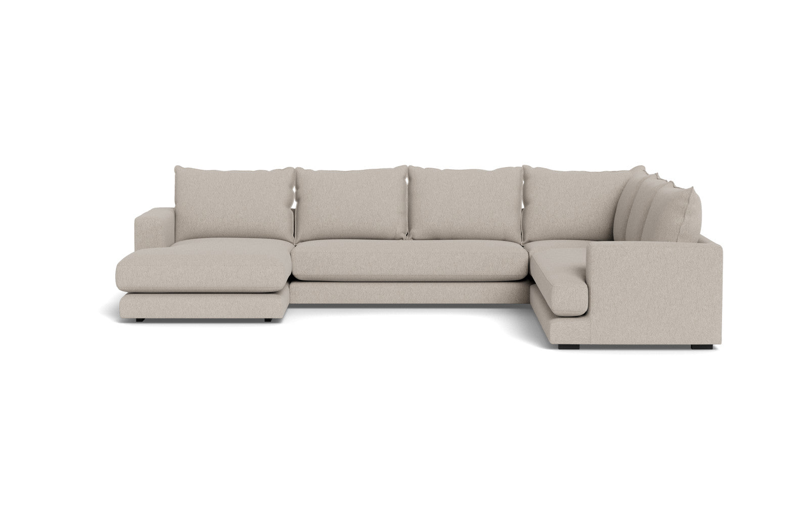 Cozy hjørnesofa med chaiselong - Gear stof - 96 shell, Højrevendt