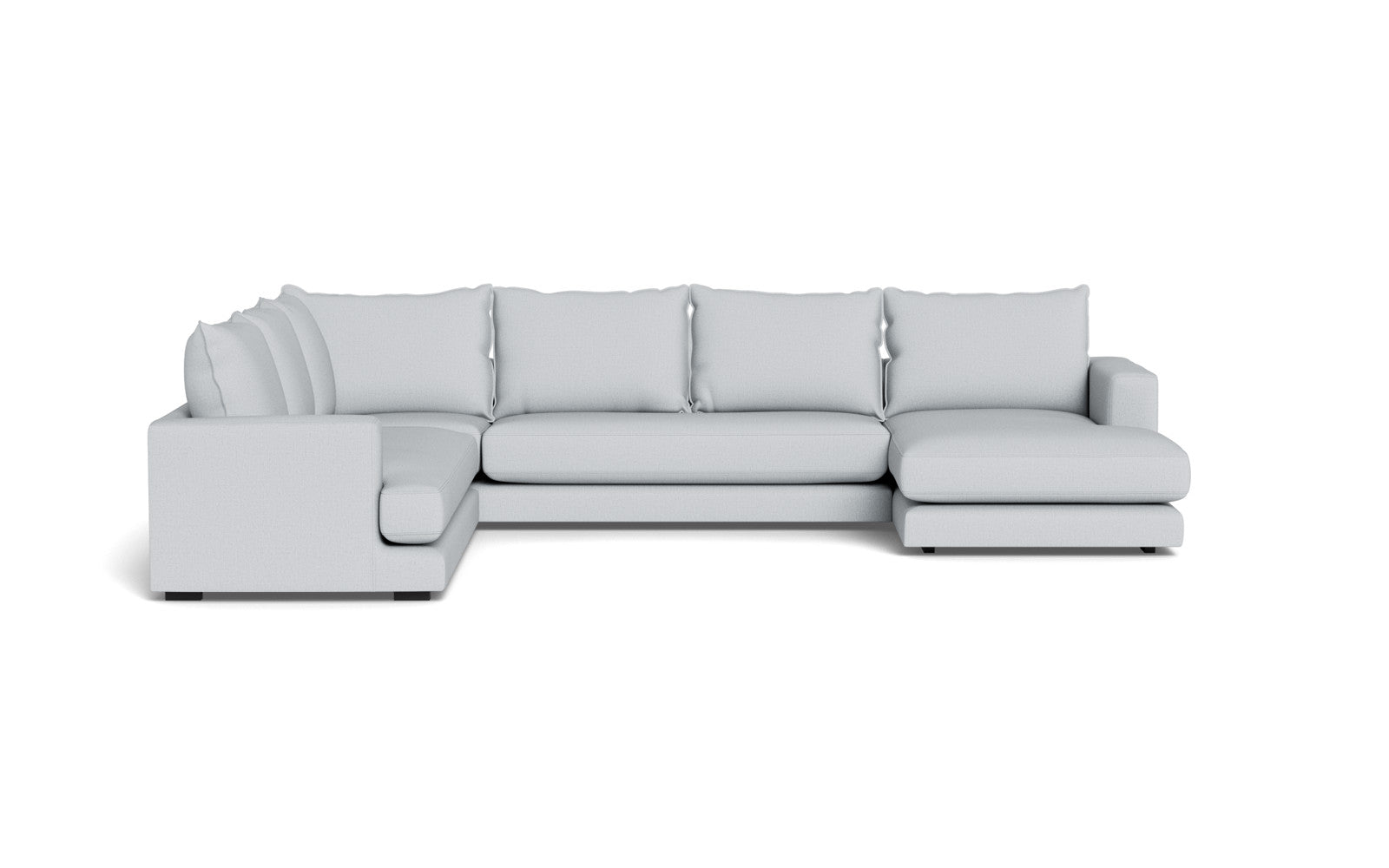 Cozy hjørnesofa med chaiselong - Moly stof - 70 Grå, Venstrevendt