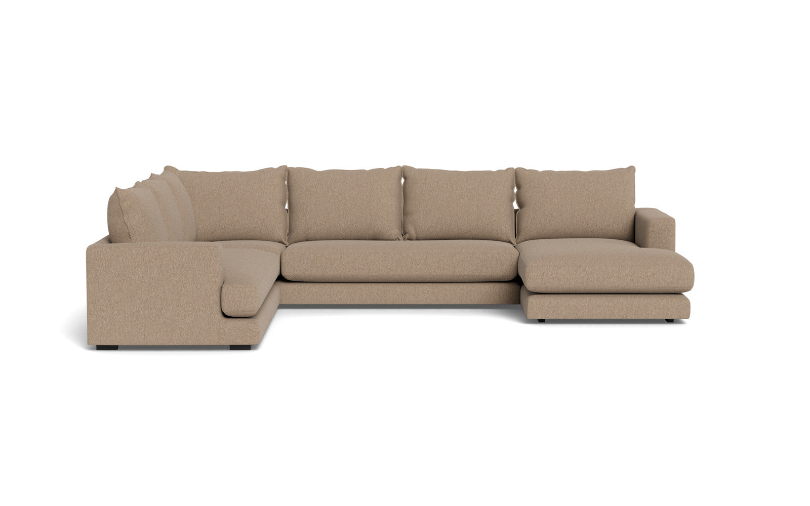 Cozy hjørnesofa med chaiselong - Gear stof - 05 beige, Venstrevendt