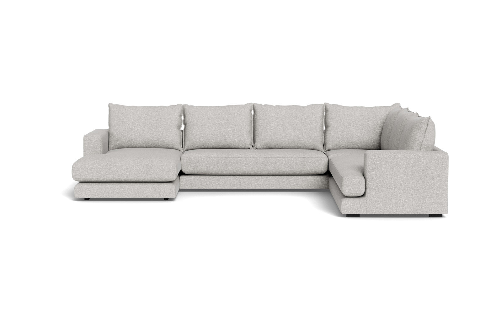 Cozy hjørnesofa med chaiselong - Baloo stof - 2085 Grå, Højrevendt