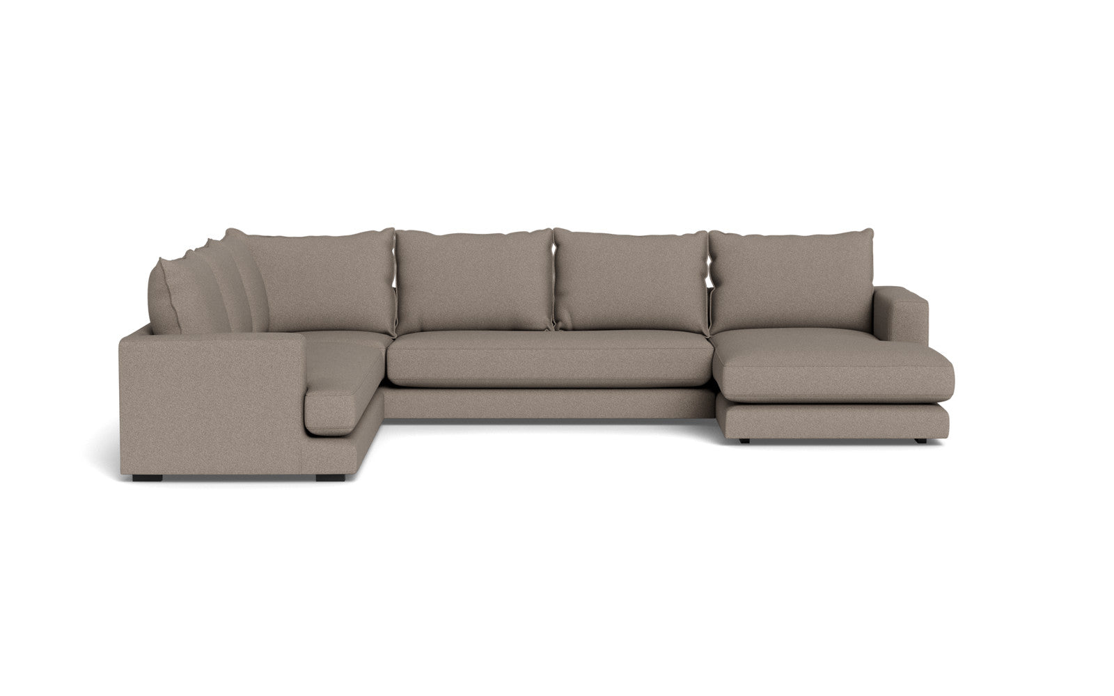 Cozy hjørnesofa med chaiselong - Austin stof - 04 stone, Venstrevendt