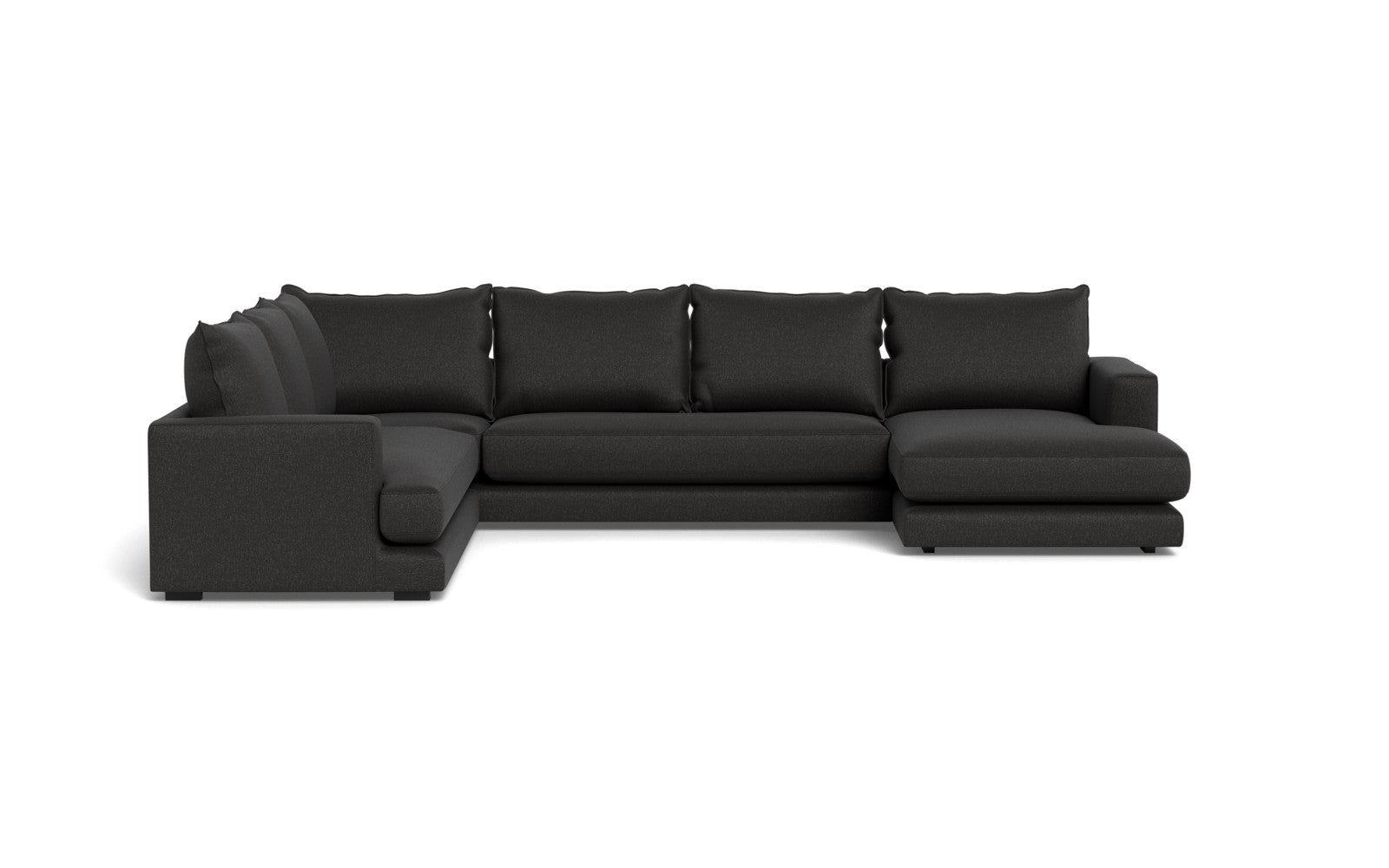 Cozy hjørnesofa med chaiselong - Bjorn stof - antracit, Venstrevendt
