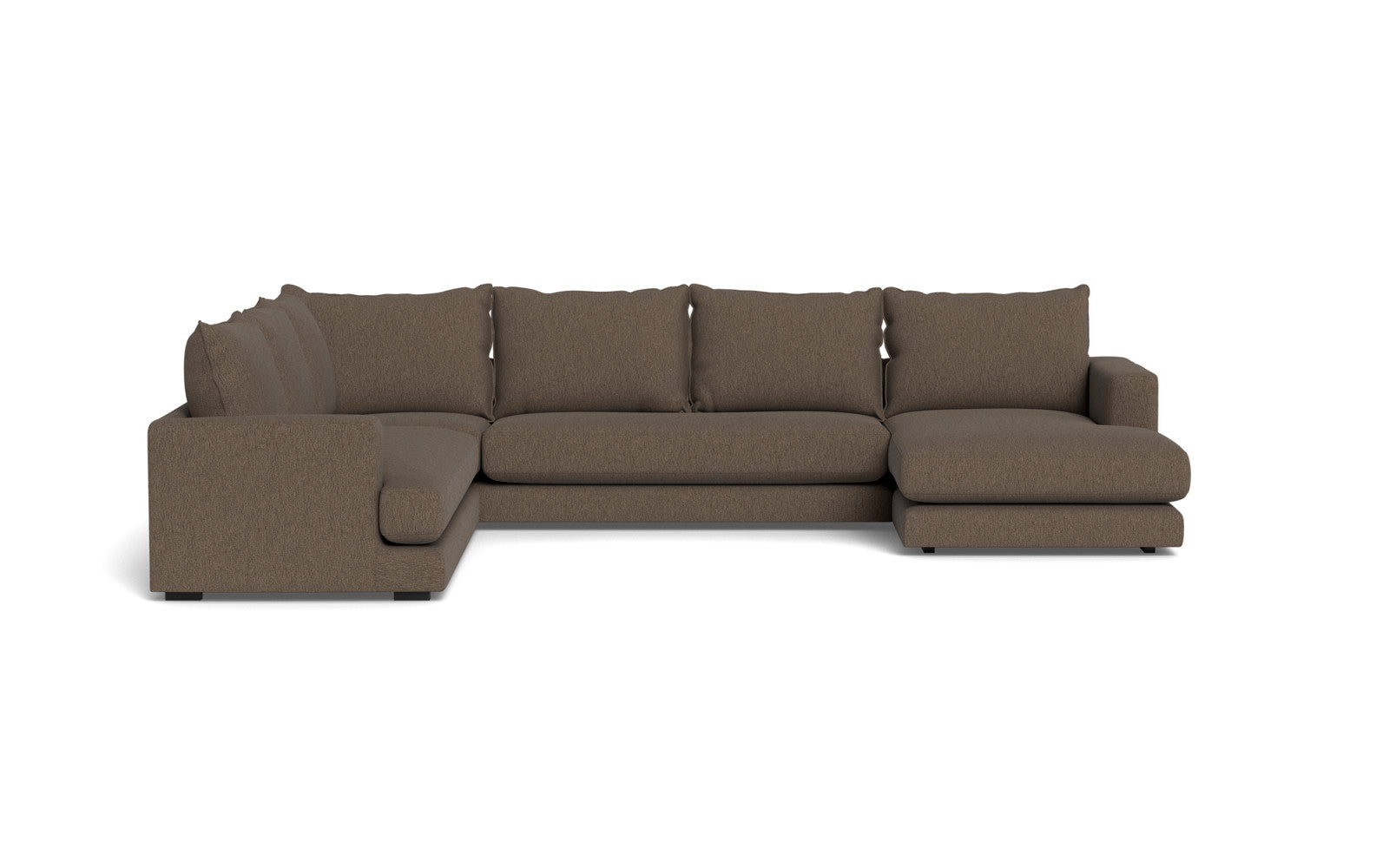 Cozy hjørnesofa med chaiselong - Gear stof - 12 taupe, Venstrevendt