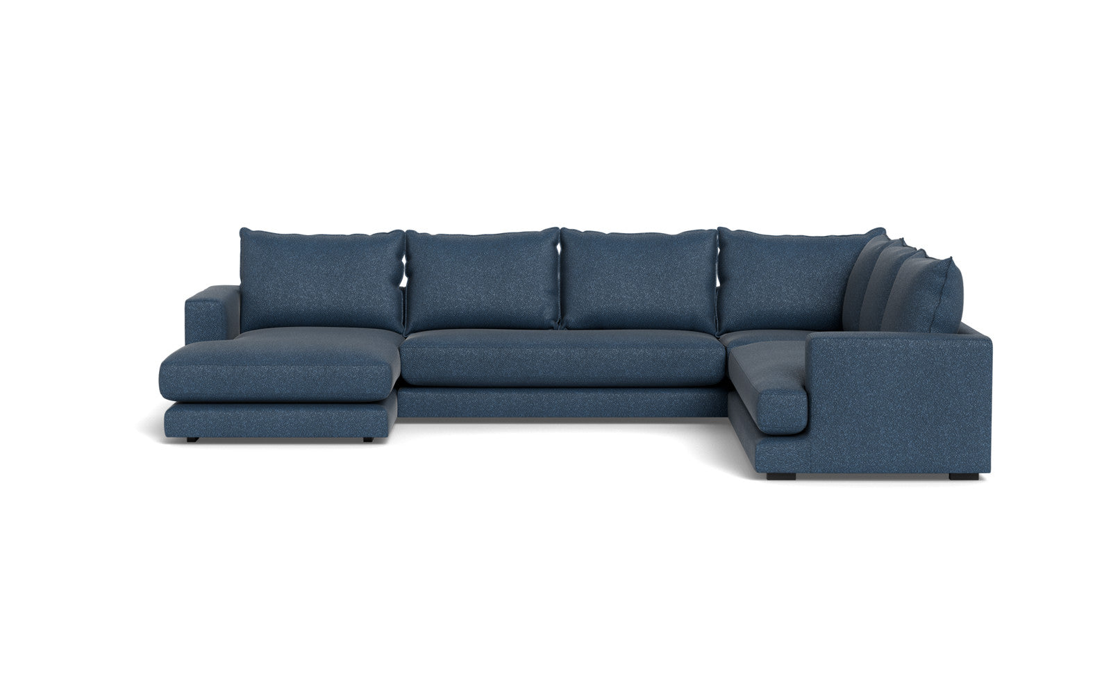 Cozy hjørnesofa med chaiselong - Baloo stof - 2087 Blå, Højrevendt