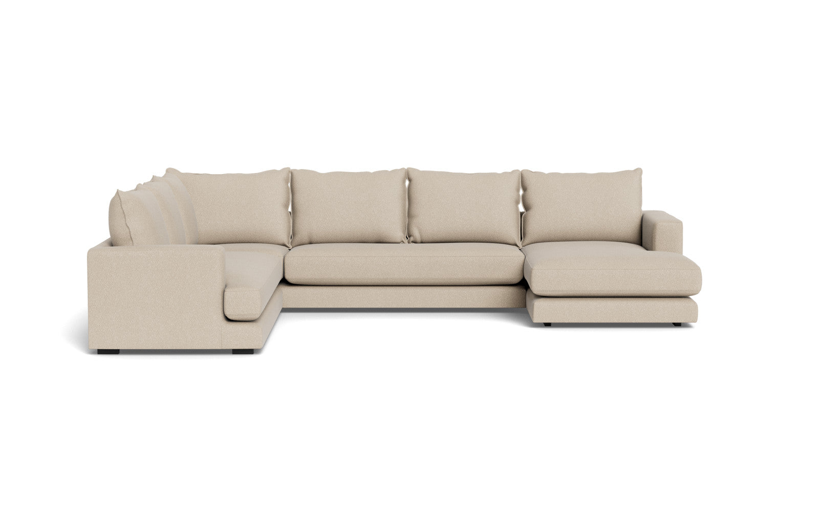 Cozy hjørnesofa med chaiselong - Baloo stof - 2074 Beige, Venstrevendt