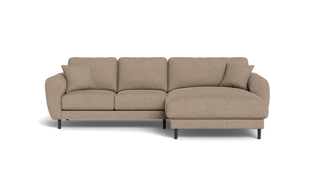 Maine sofa med chaiselong - Alpha Brown