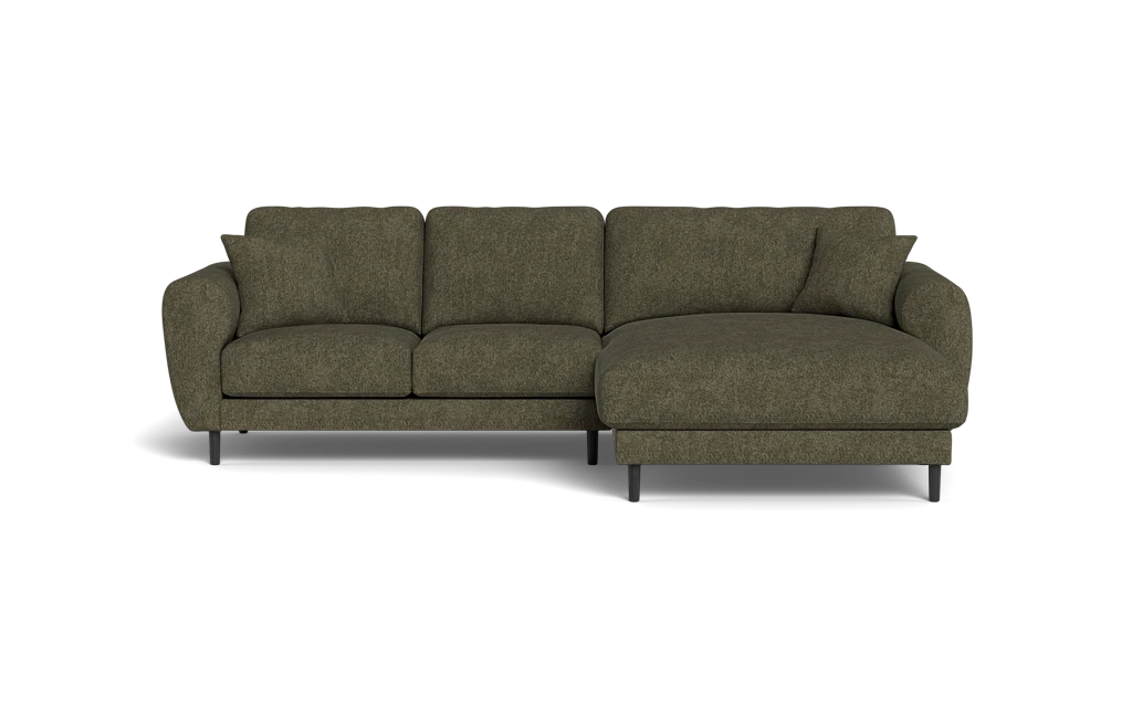 Maine sofa med chaiselong - Beta Grøn
