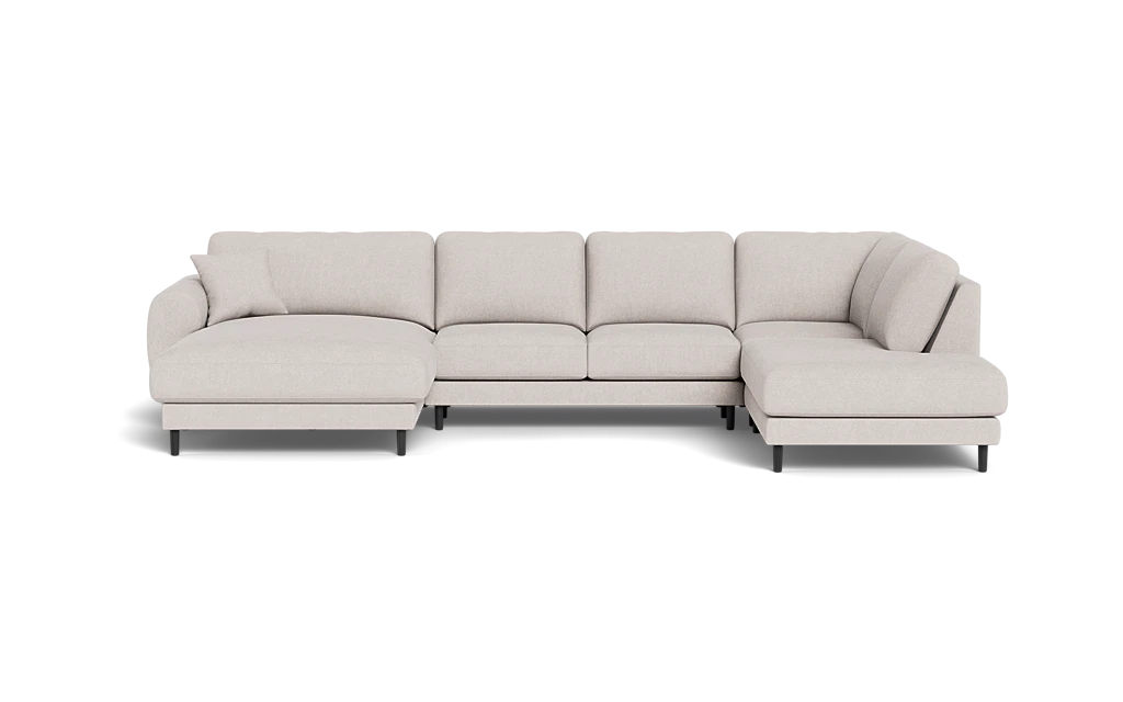 Maine sofa med chaiselong og open end - Delta Ivory