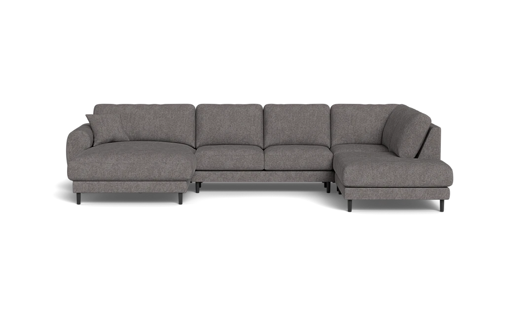 Maine sofa med chaiselong og open end - Beta Grey