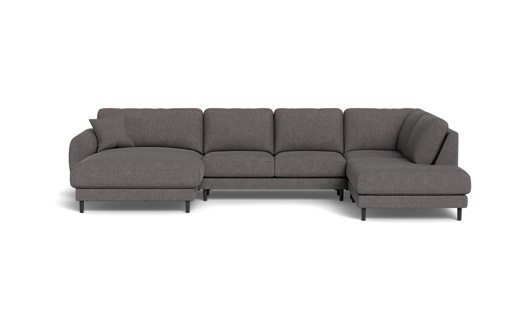 Maine sofa med chaiselong og open end - Delta Grå