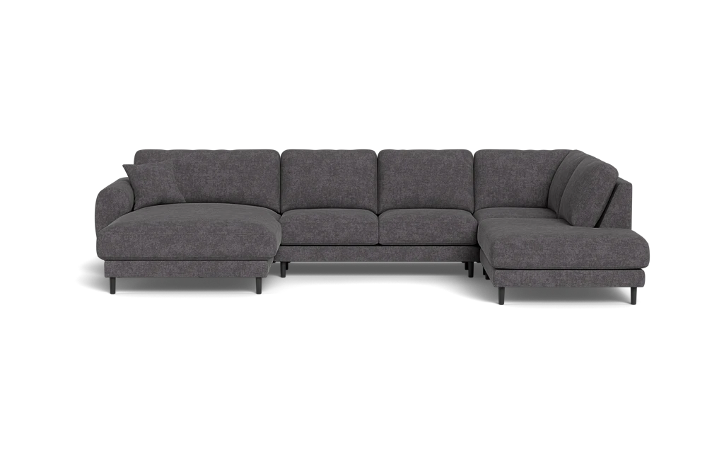 Maine sofa med chaiselong og open end - Gamma Grey