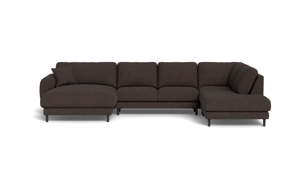 Maine sofa med chaiselong og open end - Delta Grå 2