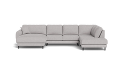 Maine sofa med chaiselong og open end - Alpha Sand