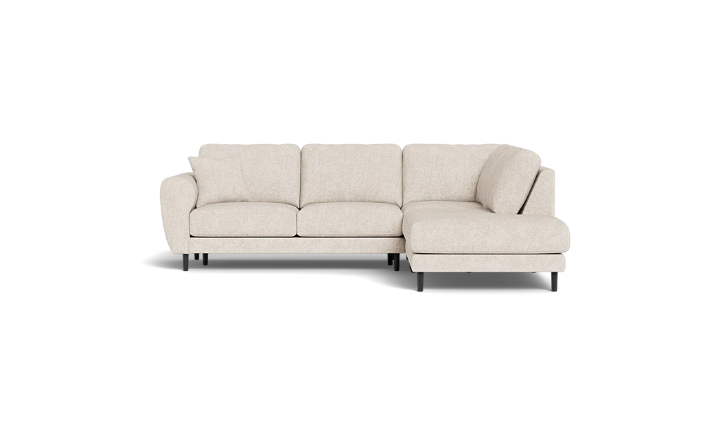 Maine sofa med open end - Beta White