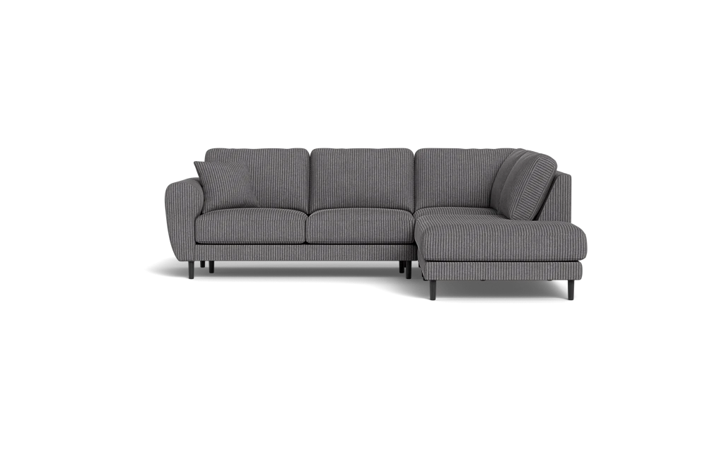 Maine sofa med open end - Alpha Antracit