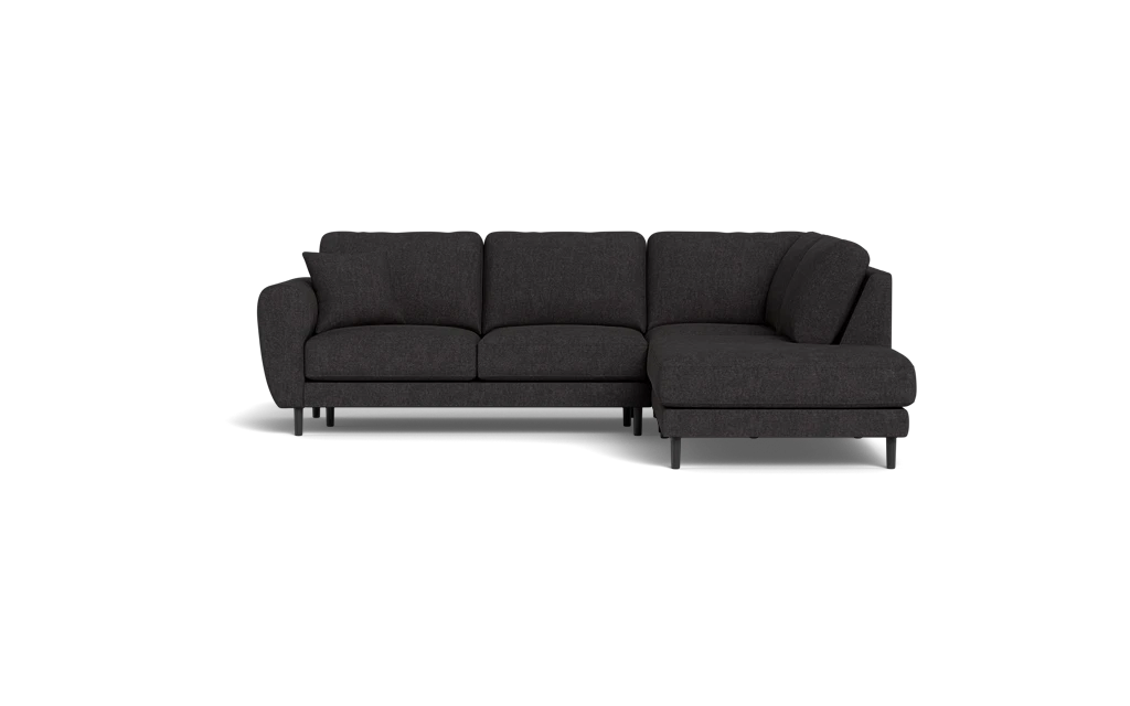 Maine sofa med open end - Delta Antracit