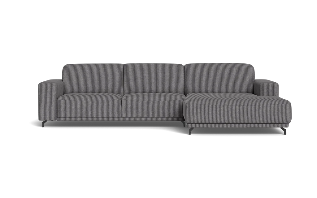 Ohio sofa med chaiselong - Alpha Antracit