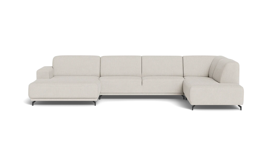 Ohio sofa med chaiselong og open end - Alpha Beige
