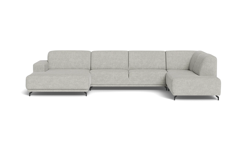 Ohio sofa med chaiselong og open end - Gamma Grå