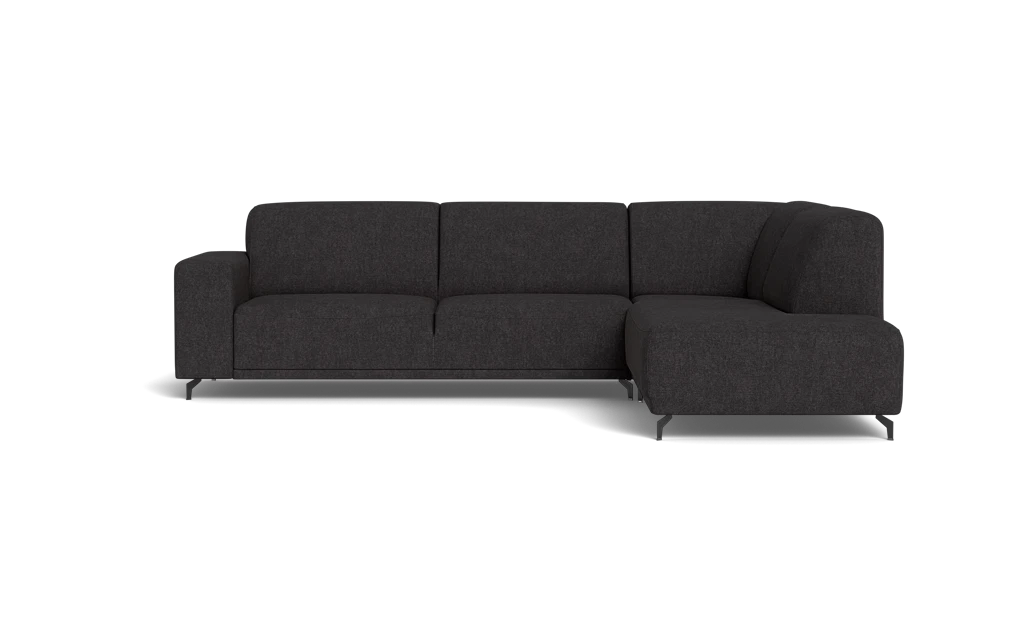 Ohio sofa med open end - Delta Antracit