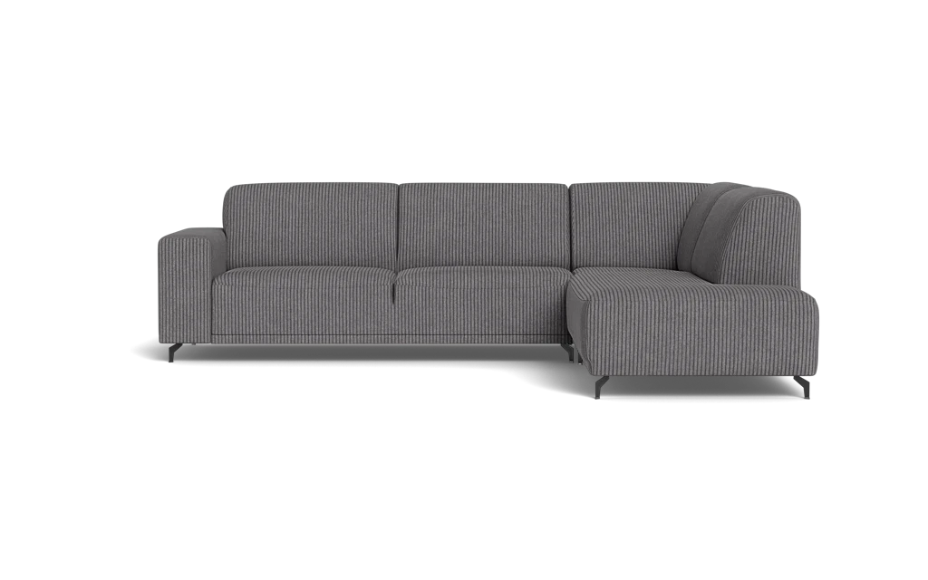 Ohio sofa med open end - Alpha Antracit