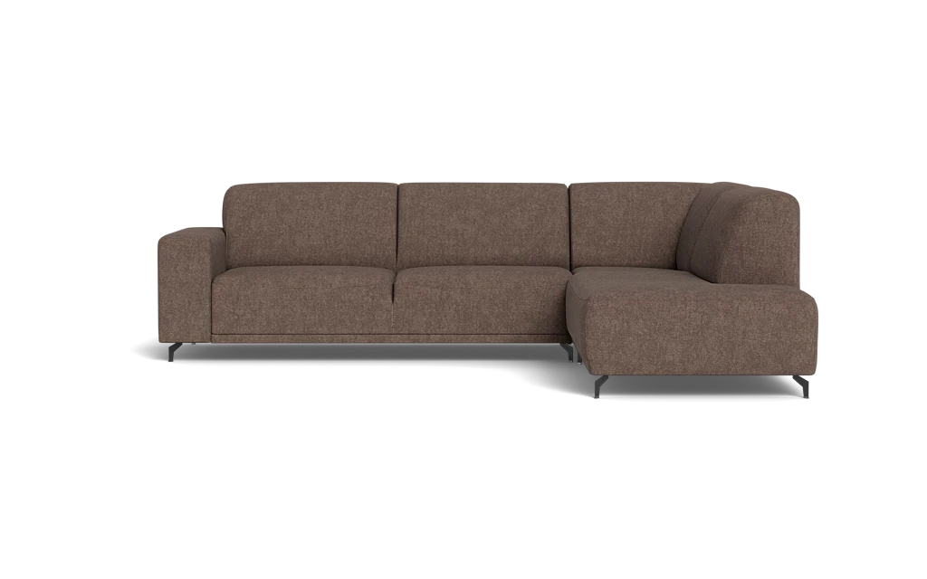 Ohio sofa med open end - Delta Brun