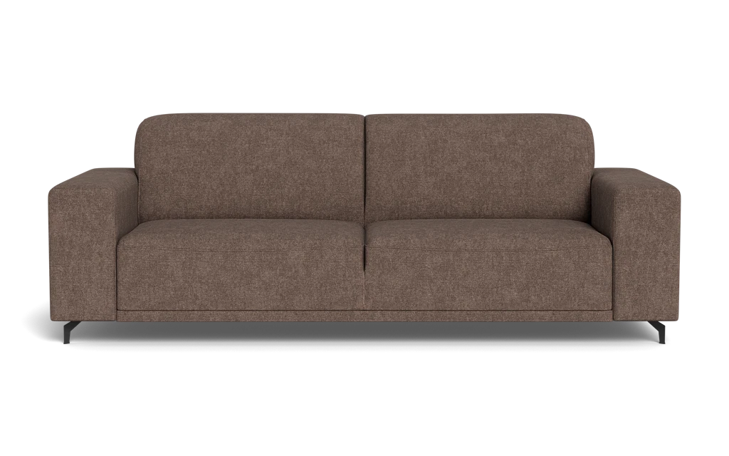 Ohio 3 pers. sofa - Delta Brun
