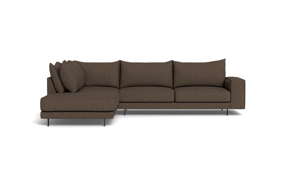 Samba Double Day sofa med open end Pedro arm - Salento stof - 63 mole