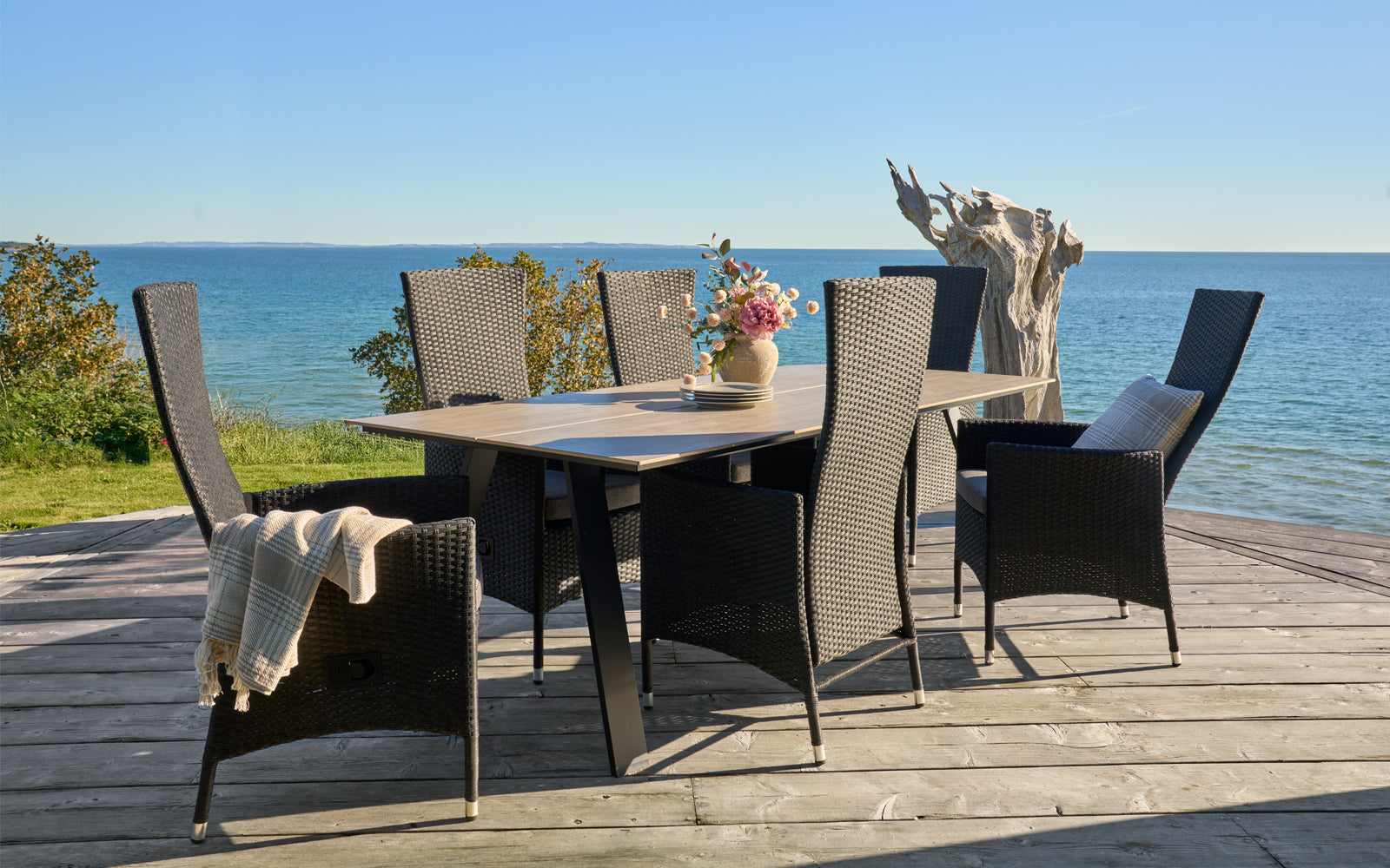 Nivå havebord L220