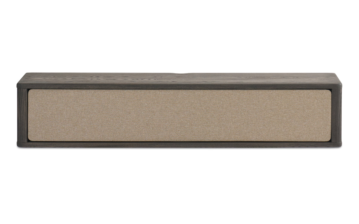 Ella Hifi tv-bord 122 cm, massiv ask