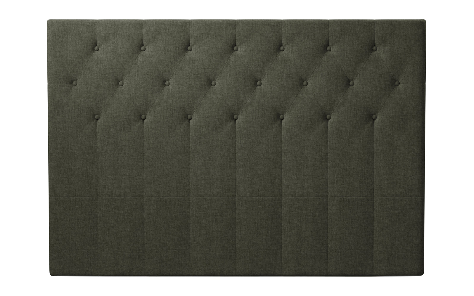 Dunlopillo Button sengegavl 180 cm - Slow stof - Moss 512