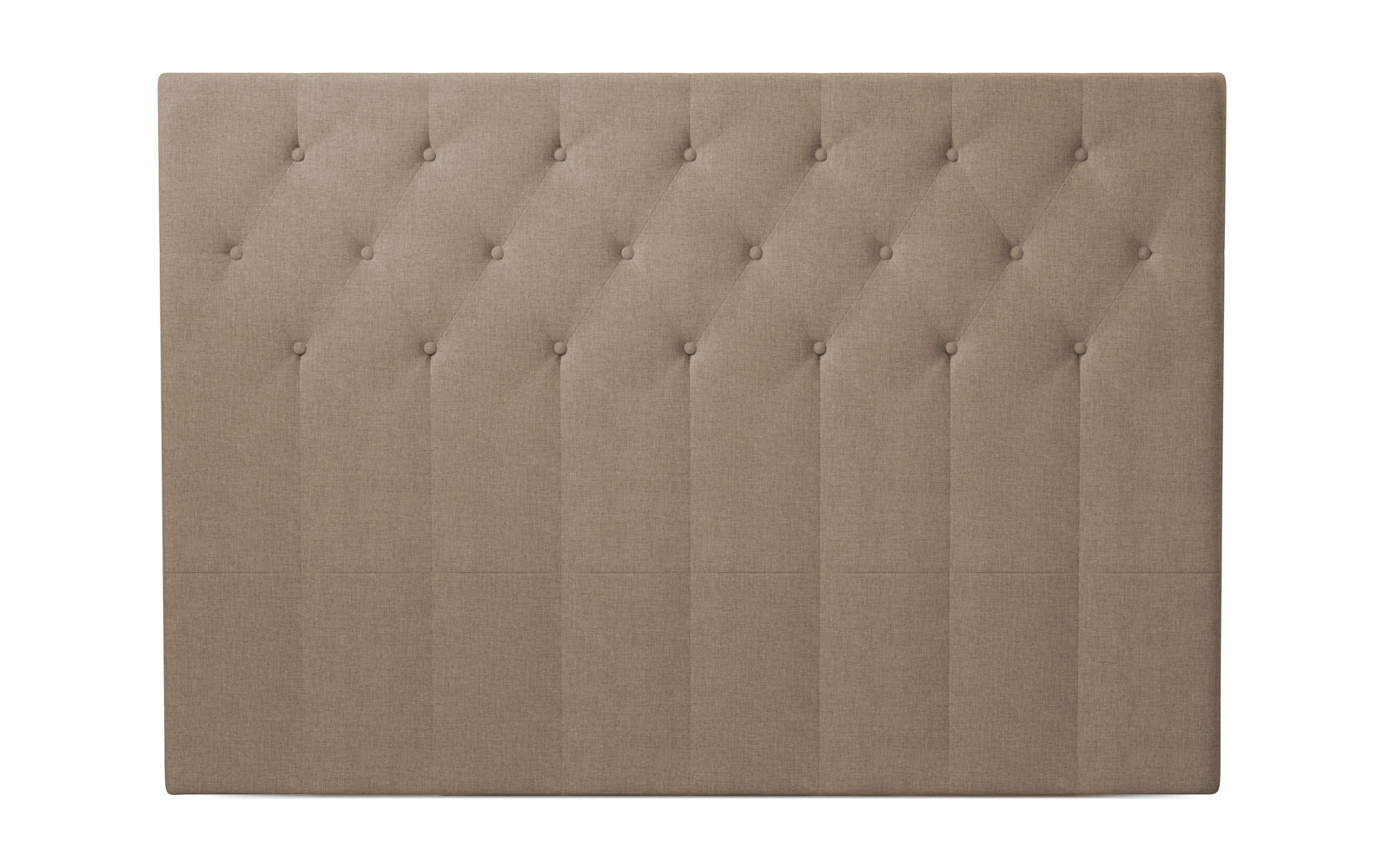 Dunlopillo Button sengegavl 180 cm - Slow stof - Toffee 511