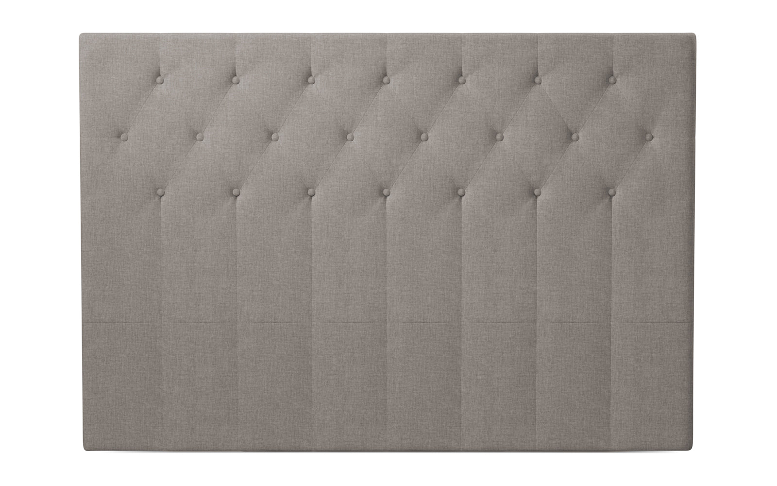 Dunlopillo Button sengegavl 180 cm - Smooth stof - Shadow 311