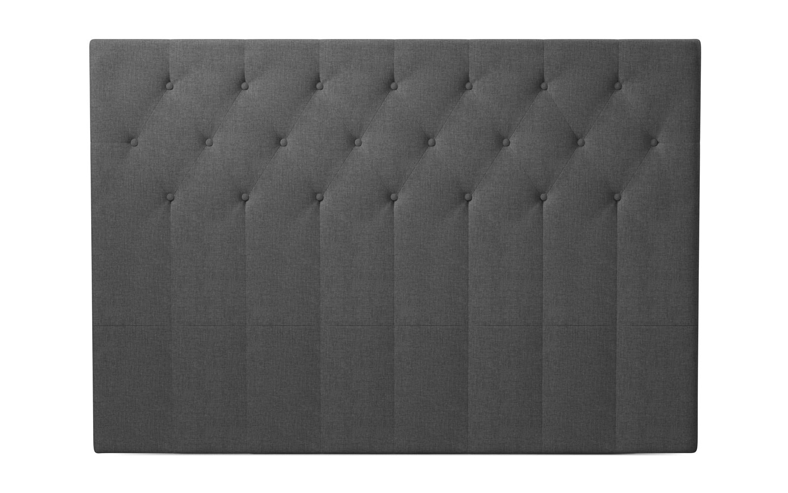 Dunlopillo Button sengegavl 180 cm - Smooth stof - Midnight 313