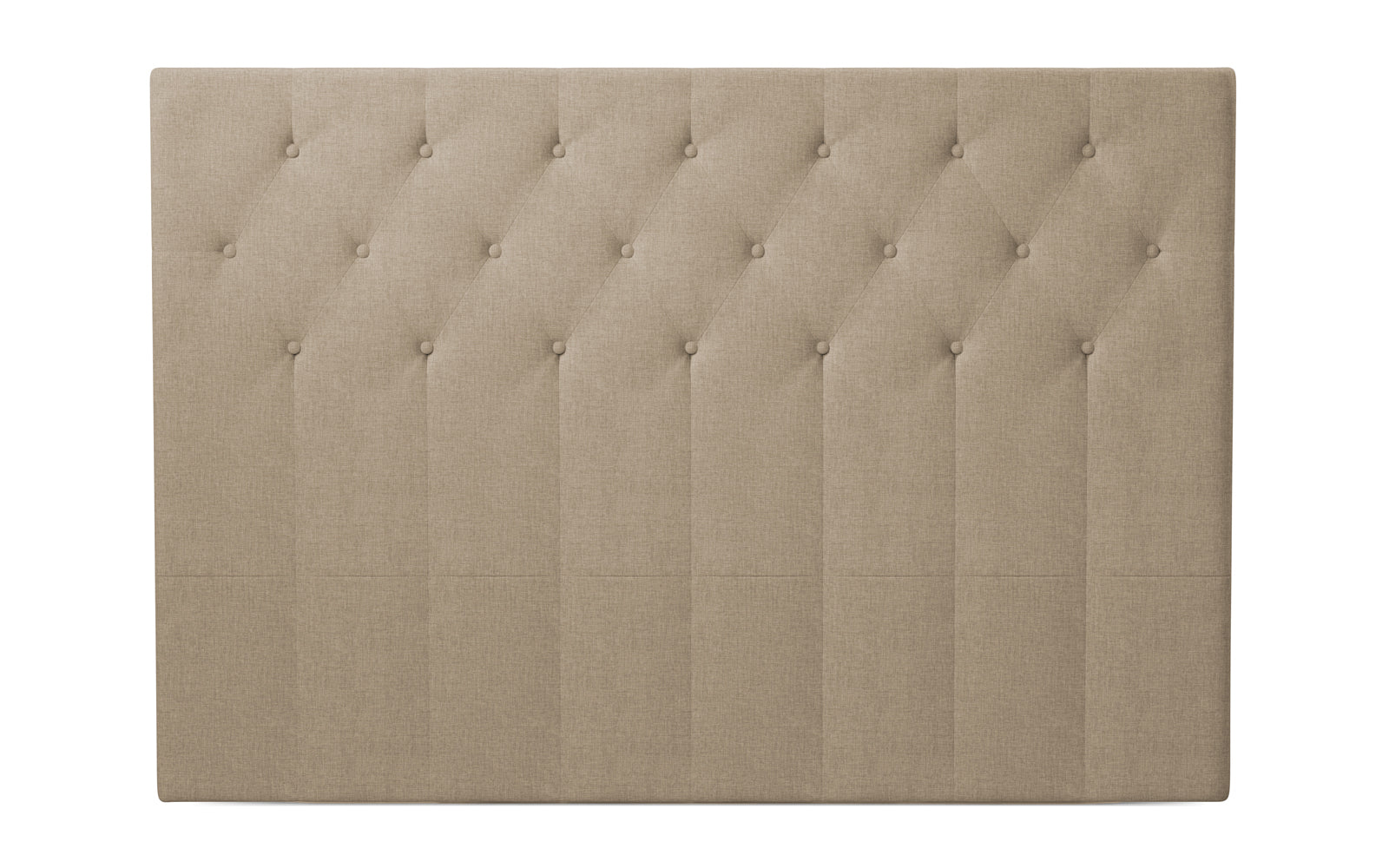 Dunlopillo Button sengegavl 180 cm - Smooth stof - Mushroom 310