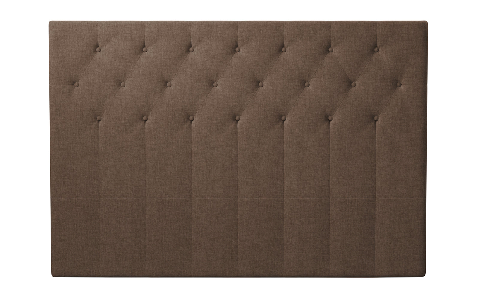 Dunlopillo Button sengegavl 180 cm - Soft stof - Cocoa 411