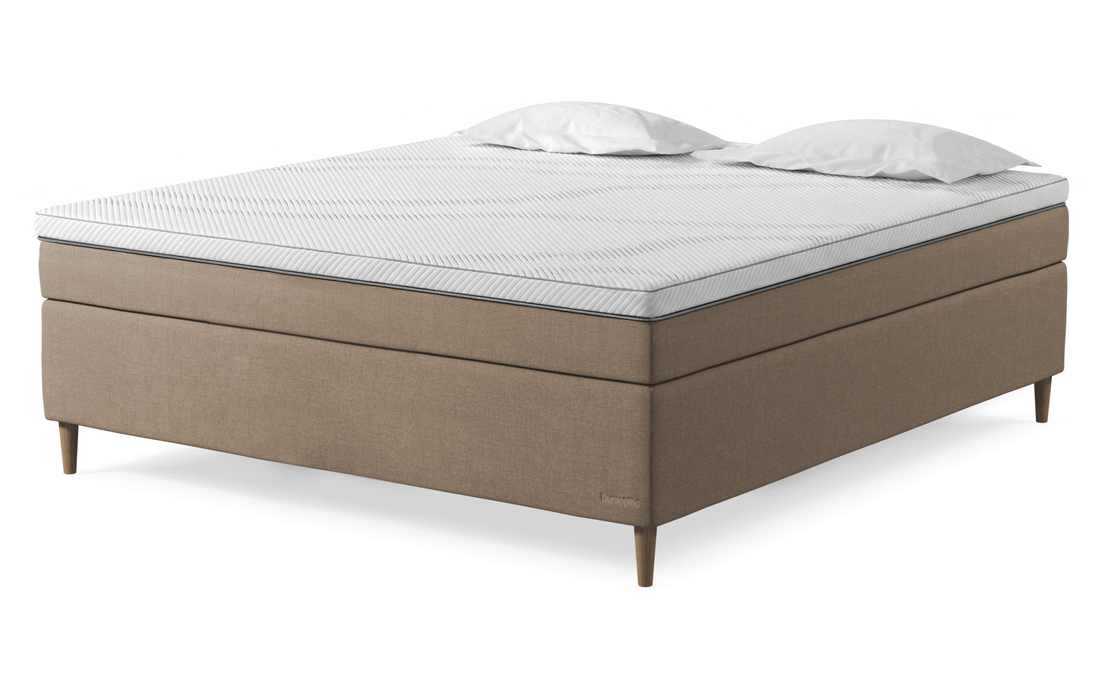 Dunlopillo Soul One kontinental 180x210 - Slow stof - Toffee 511