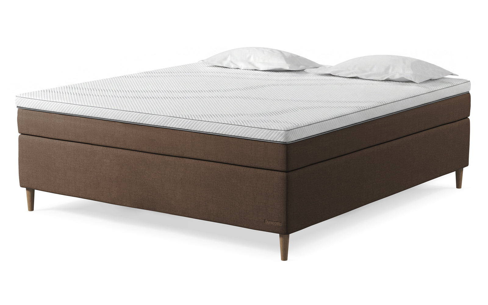 Dunlopillo Soul One kontinental 180x210 - Soft stof - Cocoa 411