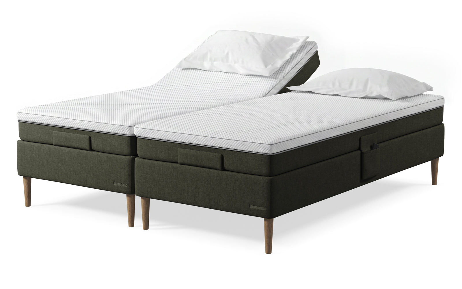 Dunlopillo Soul One elevation 180x210 - Slow stof - Moss 512