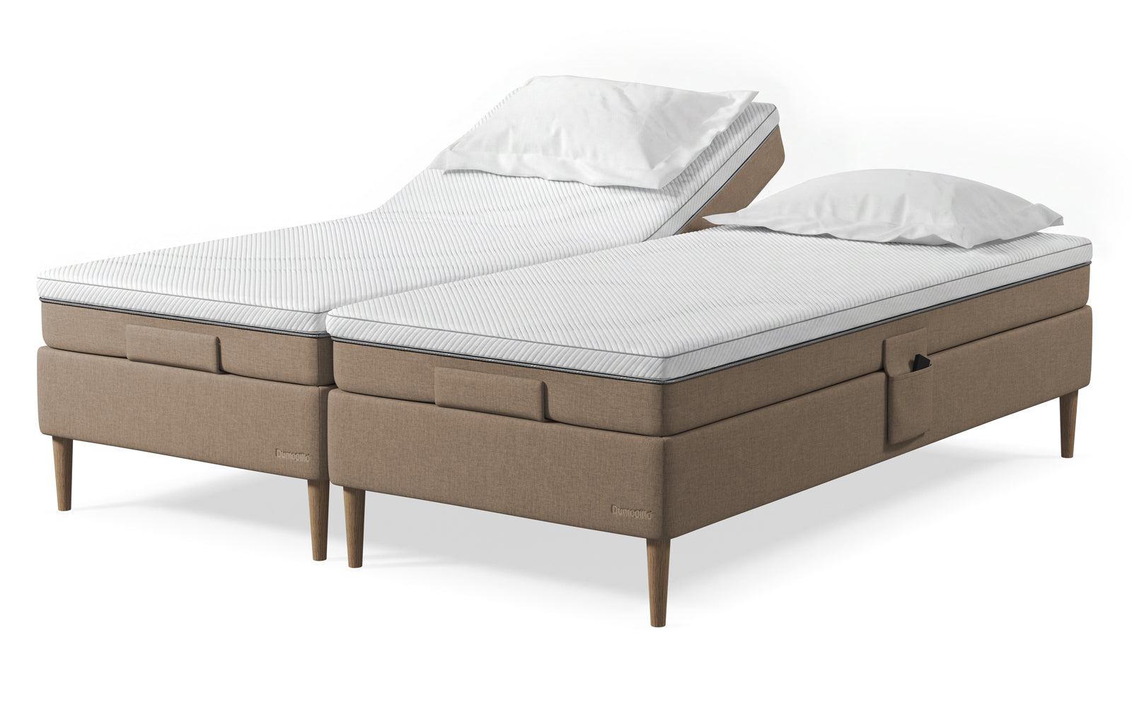 Dunlopillo Soul One elevation 180x200 - Slow stof - Toffee 511