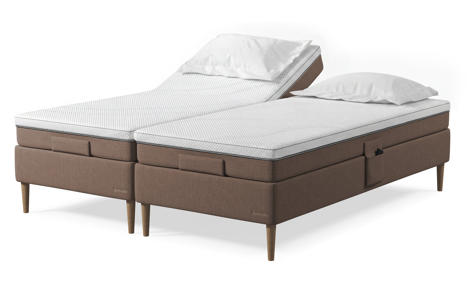 Dunlopillo Soul One elevation 180x210 - Smooth stof - Soil 312