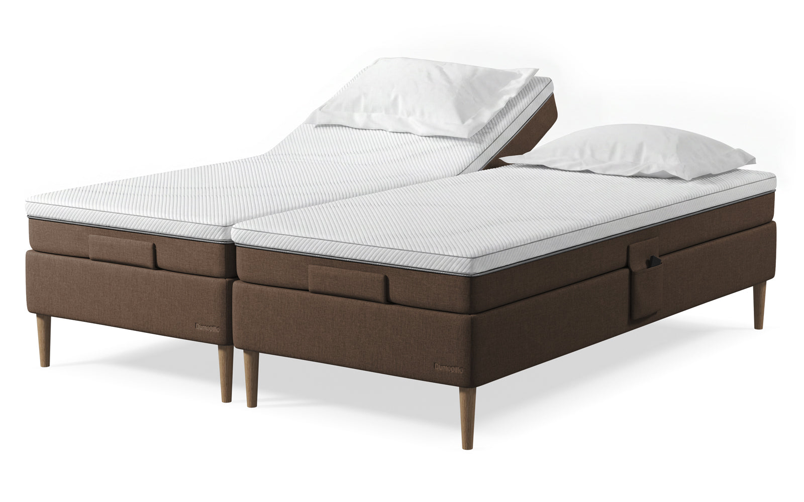 Dunlopillo Soul One elevation 180x210 - Soft stof - Cocoa 411