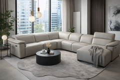 Natuzzi 342 Gliss hjørnesofa med chaiselong