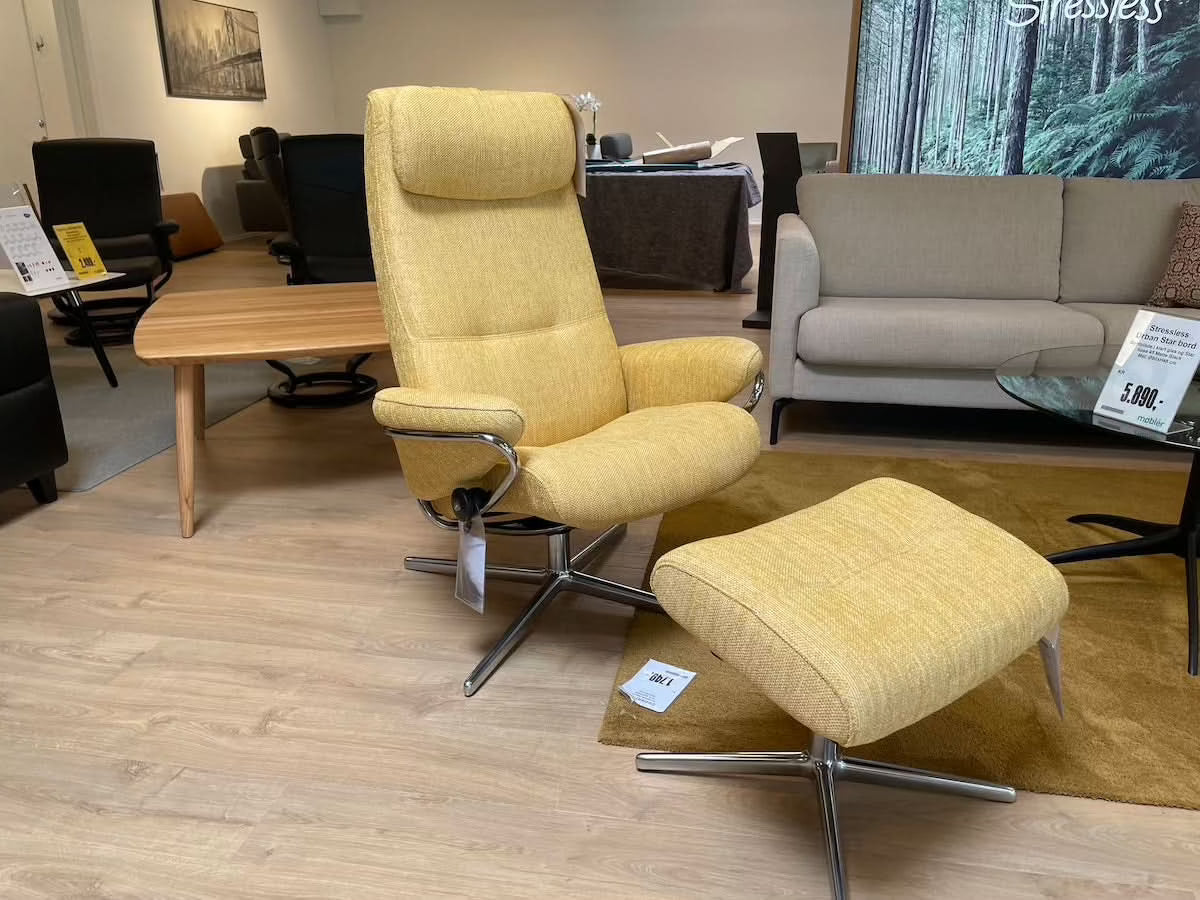 Stressless Berlin lænestol & skammel