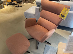 Turtle stol & skammel - Udstillingsmodel