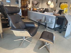 Timeout lænestol & skammel - Udstillingsmodel