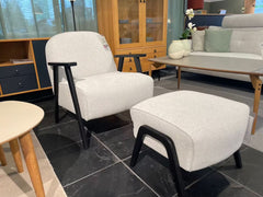 New Diva stol og skammel - Udstillingsmodel