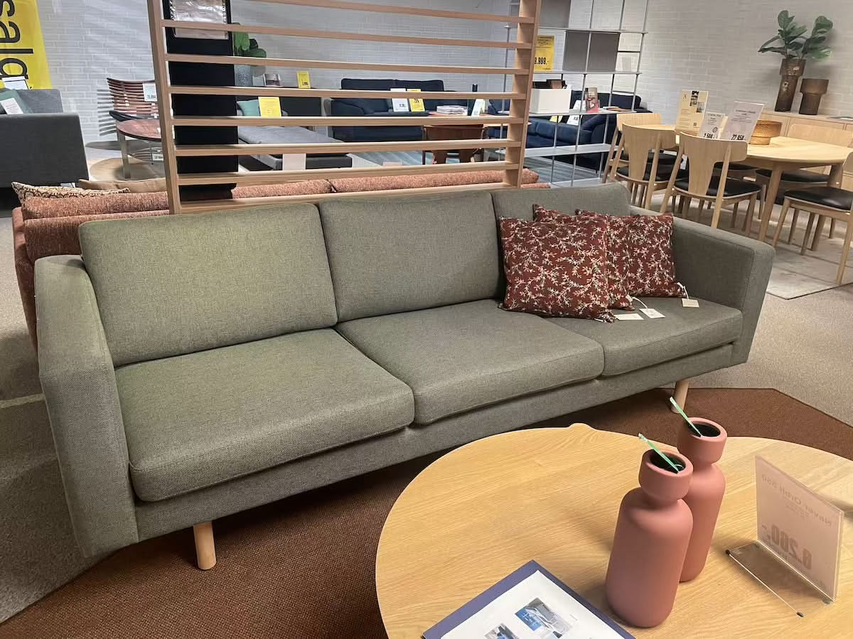 Modulo Skalma 3 pers. sofa + puf - Udstillingsmodel