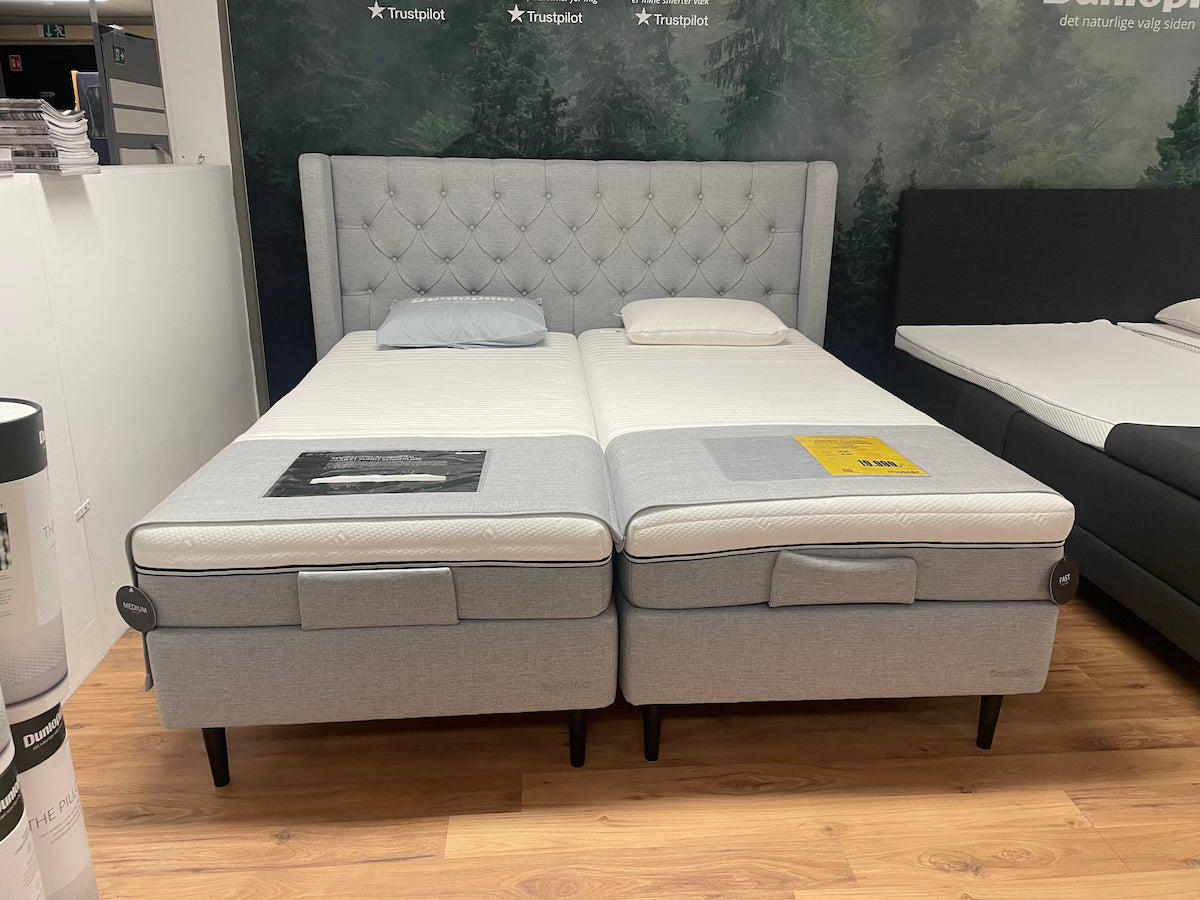 Dunlopillo Pure Komplet boxelevation - Udstillingsmodel
